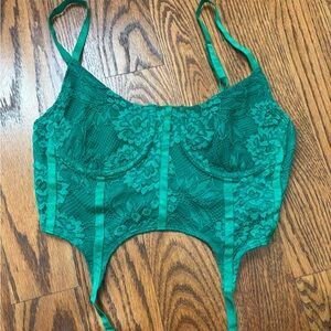 Princess Polly Green Corset
